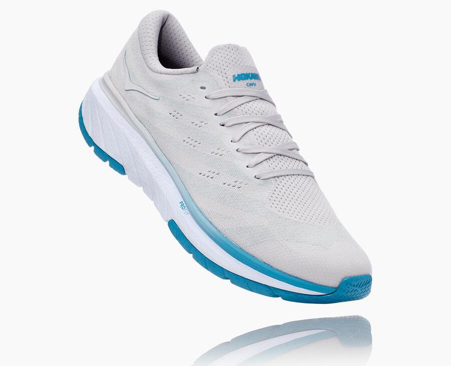 Tenis Hoka One One Hombre Blancos/Azules - Cavu 3 - ETUA24193